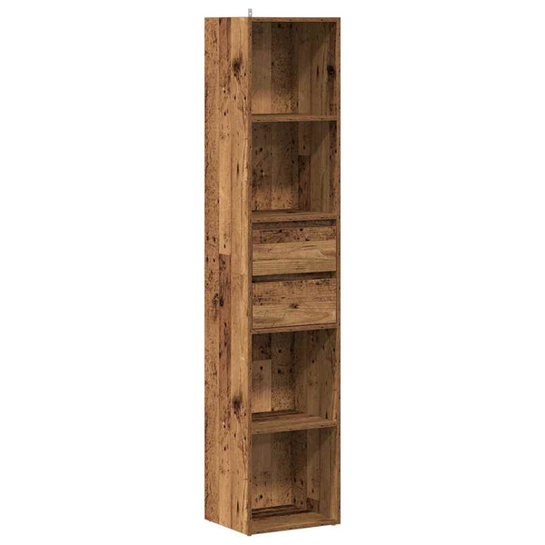 Altes Holz Bücherregal Grofu 36x30x171cm (Spanplatte)