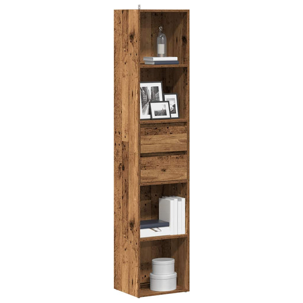 Altes Holz Bücherregal Grofu 36x30x171cm (Spanplatte)