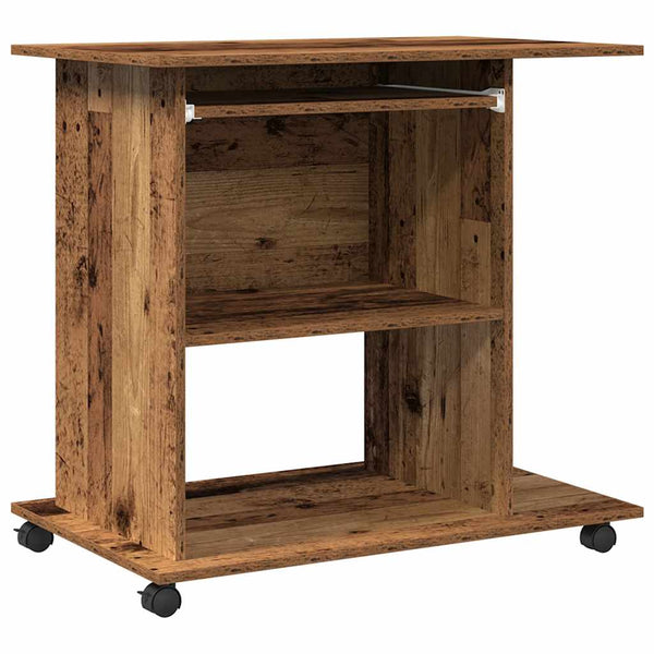 Alter Computertisch aus Holz Tasita 80x50x75cm (Spanplatte)