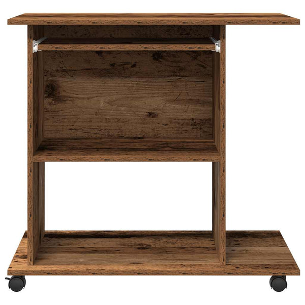 Alter Computertisch aus Holz Tasita 80x50x75cm (Spanplatte)