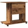 Alter Computertisch aus Holz Tasita 80x50x75cm (Spanplatte)