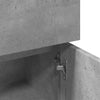 Betongrauer Badschrank Ciang 30x30x95cm (Spanplatte)