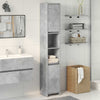 Badezimmerschrank Oprea 30x30x183,5cm in Betongrau (Spanplatte)