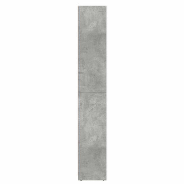 Badezimmerschrank Oprea 30x30x183,5cm in Betongrau (Spanplatte)