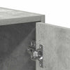 Badezimmerschrank Oprea 30x30x183,5cm in Betongrau (Spanplatte)