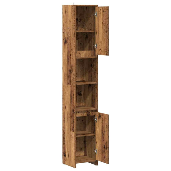 Oprea Altholz-Badezimmerschrank 30x30x183,5cm (Spanplatte)