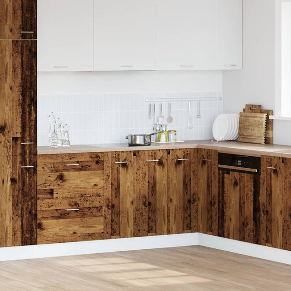 Vanha puu alakaappi Pompilas 60x46x81,5cm (engineered wood)