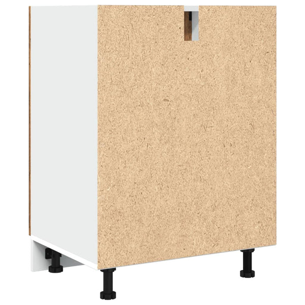 Vanha puu alakaappi Pompilas 60x46x81,5cm (engineered wood)
