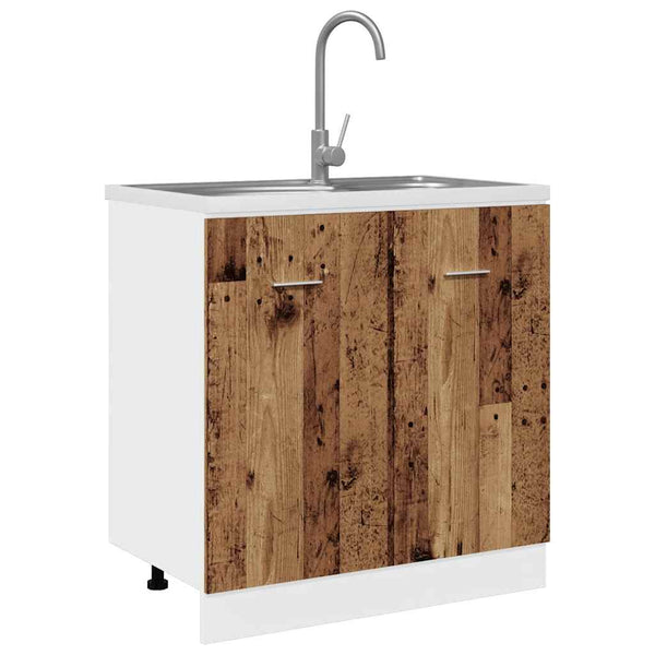 Vanha puu allaskaappi Pompilas 80x46x81,5cm (lastulevy)