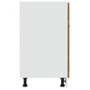Vanha puu alalipastokaappi Pompilas 60x46x81,5cm (lastulevy)