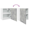 Wandschrank Pompilas 50x31x60 cm (Spanplatte) in Betongrau