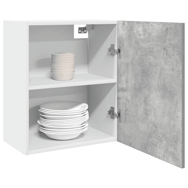 Wandschrank Pompilas 50x31x60 cm (Spanplatte) in Betongrau