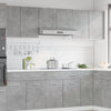 Wandhängeschrank Pompilas 80x31x60 cm, betongrau (Spanplatte)