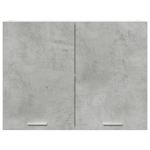 Wandhängeschrank Pompilas 80x31x60 cm, betongrau (Spanplatte)