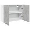Wandhängeschrank Pompilas 80x31x60 cm, betongrau (Spanplatte)