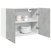 Wandhängeschrank Pompilas 80x31x60 cm, betongrau (Spanplatte)