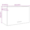 Alter Wandschrank Pompilas 60x31x40cm (Spanplatte)