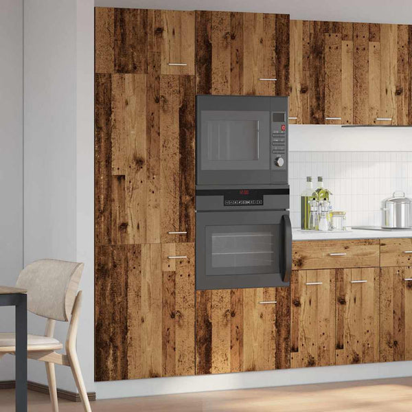 Alte Holzschrank für Kühlschrank Pompilas 60x57x207cm (Spanplatte)