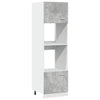 Mikrowellenunterschrank Pompilas in Betongrau, 60x57x207 cm (Spanplatte)