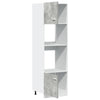 Mikrowellenunterschrank Pompilas in Betongrau, 60x57x207 cm (Spanplatte)