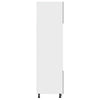 Mikrowellenunterschrank Pompilas in Betongrau, 60x57x207 cm (Spanplatte)