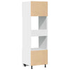 Mikrowellenunterschrank Pompilas in Betongrau, 60x57x207 cm (Spanplatte)