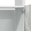 Mikrowellenunterschrank Pompilas in Betongrau, 60x57x207 cm (Spanplatte)