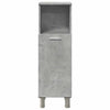 Betongrauer Badschrank Alecolina 30x30x95cm (Spanplatte)