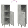 Betongrauer Badschrank Alecolina 30x30x95cm (Spanplatte)