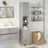 Betongrauer Badezimmerschrank Staji 30x30x179cm (Spanplatte)