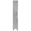 Betongrauer Badezimmerschrank Staji 30x30x179cm (Spanplatte)