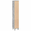 Betongrauer Badezimmerschrank Staji 30x30x179cm (Spanplatte)