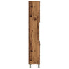 Alte Holz-Badezimmerschrank Staji 30x30x179cm (Spanplatte)