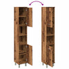 Alte Holz-Badezimmerschrank Staji 30x30x179cm (Spanplatte)