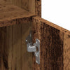 Alte Holz-Badezimmerschrank Staji 30x30x179cm (Spanplatte)