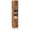 Alte Holz-Badezimmerschrank Staji 30x30x179cm (Spanplatte)