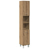 Handgefertigter Eichen-Badezimmerschrank Staji 30x30x179cm (Holz)