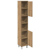 Handgefertigter Eichen-Badezimmerschrank Staji 30x30x179cm (Holz)