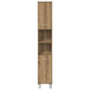 Handgefertigter Eichen-Badezimmerschrank Staji 30x30x179cm (Holz)