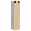 Badezimmerschrank Anghil 30x30x130cm betongrau (Spanplatte)