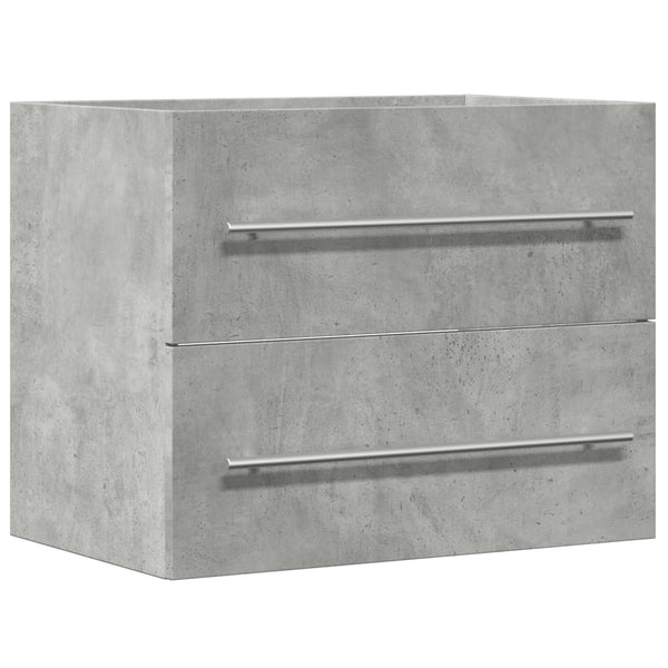 Waschtischunterschrank Betongrau Sydnee 60x38,5x48cm (Spanplatte)