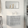 Waschtischunterschrank Betongrau Sydnee 60x38,5x48cm (Spanplatte)