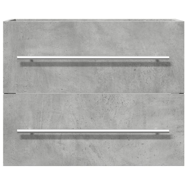 Waschtischunterschrank Betongrau Sydnee 60x38,5x48cm (Spanplatte)
