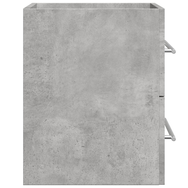 Waschtischunterschrank Betongrau Sydnee 60x38,5x48cm (Spanplatte)