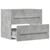 Waschtischunterschrank Betongrau Sydnee 60x38,5x48cm (Spanplatte)