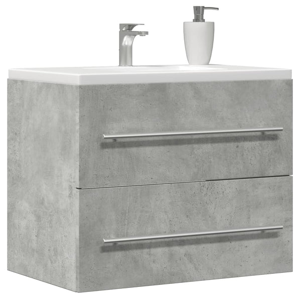 Waschtischunterschrank Betongrau Sydnee 60x38,5x48cm (Spanplatte)