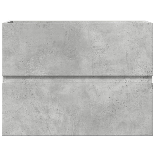 Betongrauer Badezimmerschrank Portaru 60x38,5x45cm (Holz)