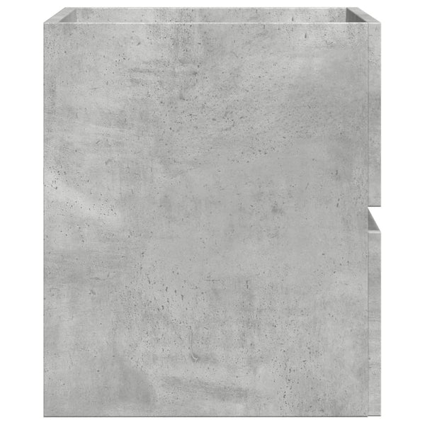 Betongrauer Badezimmerschrank Portaru 60x38,5x45cm (Holz)