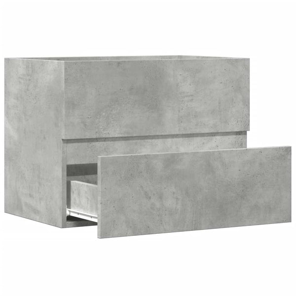 Betongrauer Badezimmerschrank Portaru 60x38,5x45cm (Holz)
