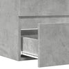 Betongrauer Badezimmerschrank Portaru 60x38,5x45cm (Holz)